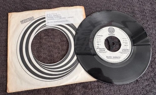 BLACK SABBATH Tomorrow's Dream UK 1ST PRESS VERTIGO SWIRL 1972 PLAYS EX+