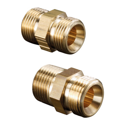 Oventrop Ofix-Oil Doppelnippel 2080051 G 3/8xG 3/8, beiderseits Innenkonus,