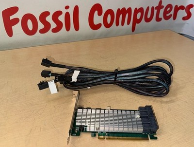 High Point NVMe 4-PORT 32Gbps U.2 Ports PCIe 3.0 x16 RAID Controller SSD7120  #1