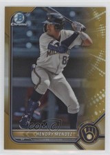 2022 Bowman Draft Chrome Gold Refractor 44/50 Hendry Mendez #BDC-116 0ui8