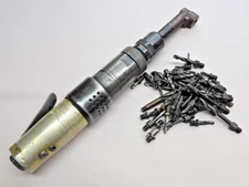 APT Jiffy 90 Degree Threaded Angle Drill 1/4-28 with 50 Bits Aircraft Tools