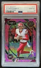 2024 Panini Select Jayden Daniels Club Pink Glitter Prizm Rookie RC #/15 PSA 10