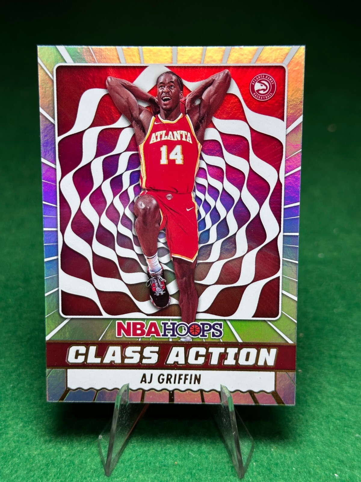 2022-23 Panini Hoops Class Action Holo #13 AJ Griffin Atlanta Hawks