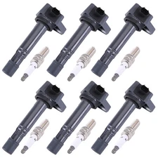 IGNITION COIL PLATINUM SPARKPLUG FOR 09-15 HONDA PILOT ACURA MDX RDX UF624