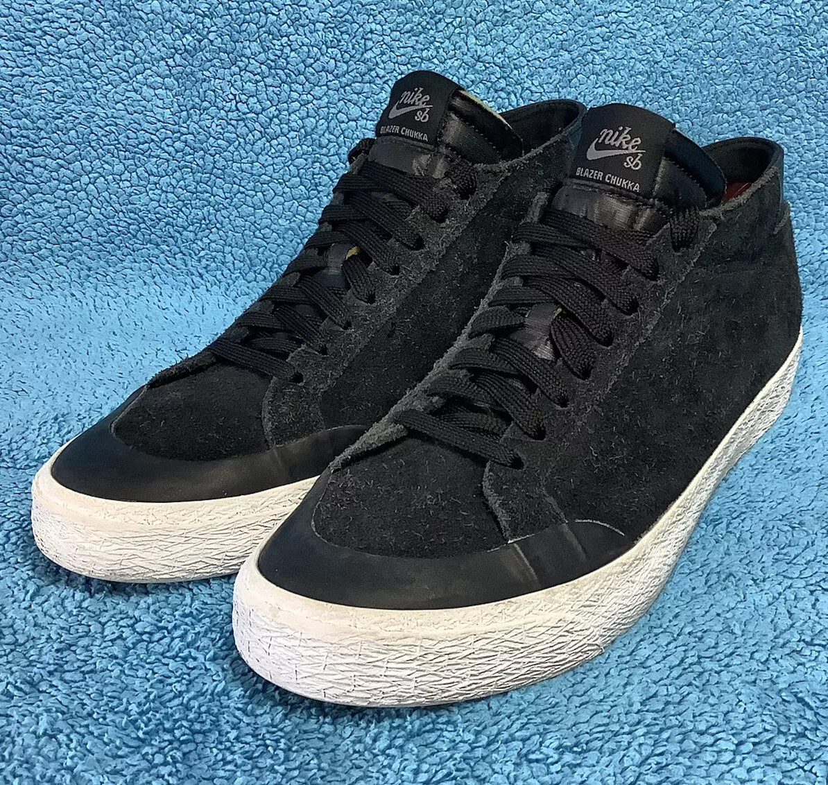 Diagnostiseren Jasje ontvangen rare NIKE SB ZOOM BLAZER CHUKKA XT Black Gunsmoke AH3366-001 mid 45.5 men  11.5 | eBay