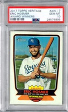 2017 Topps Heritage Eric Hosmer Award Winners PSA 10