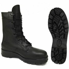 Belleville Combat Military Boots UNISEX 4M Black Leather F360ST STEEL TOE New