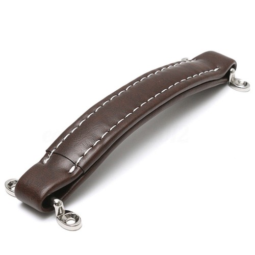1*Antique Style Guitar Amplifier Leather Handle Strap w/ Fittings For Fender Amp - Picture 8 of 9
