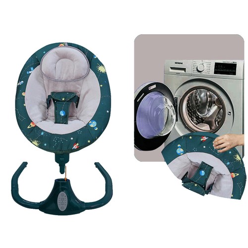Bluetooth Electric Baby Swing Chair Infant Cradle Bouncer Rocker Bed Music Toys - Picture 8 of 24