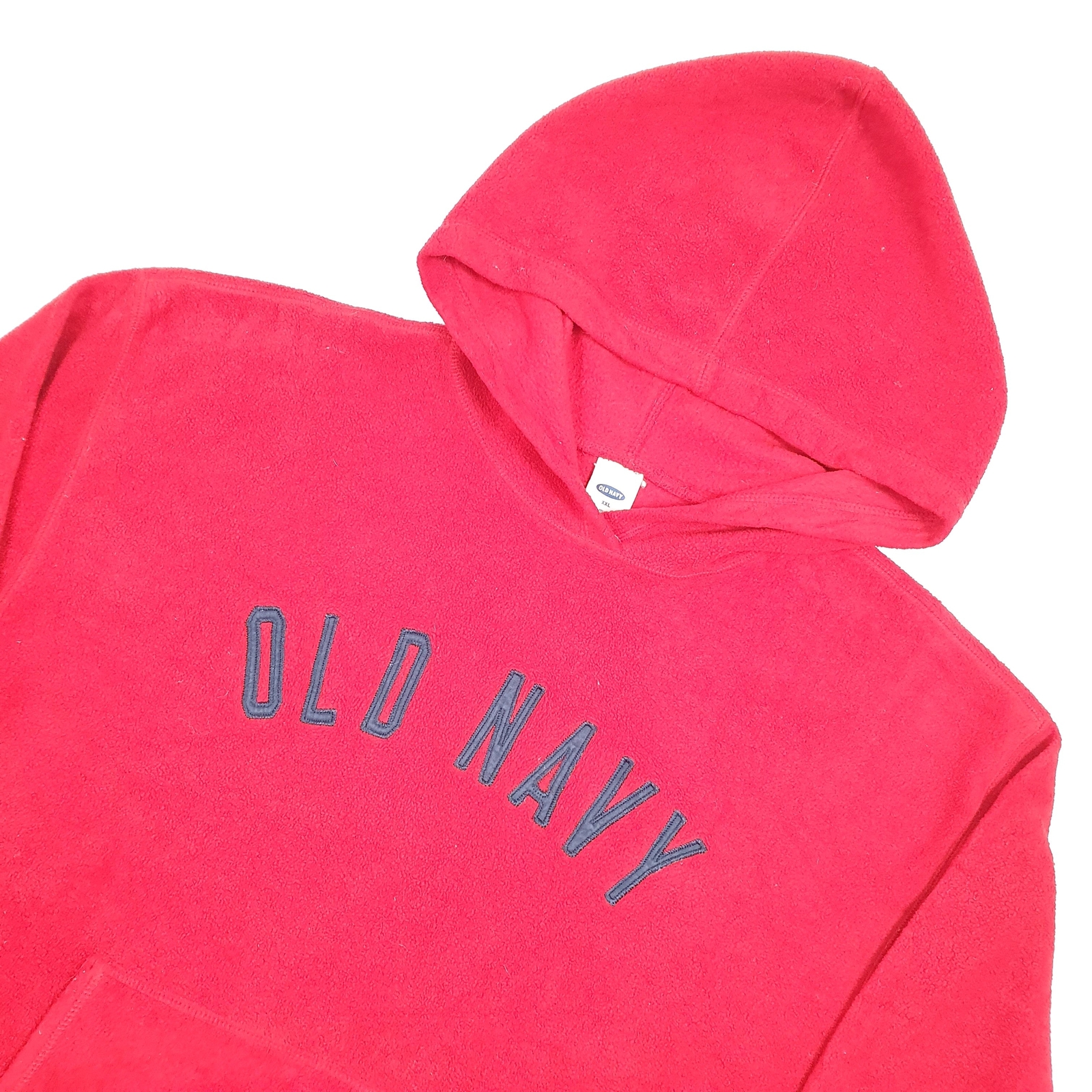 Mens OLD NAVY Polyester Hoodie Fleece Jumper XL image 2