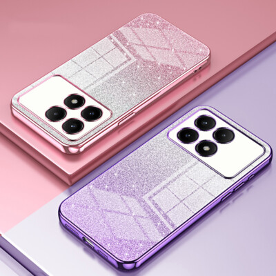 Glitter Silicone Case Cover For Xiaomi Redmi Note 14 13 12 Pro Poco X6 Pro 14T