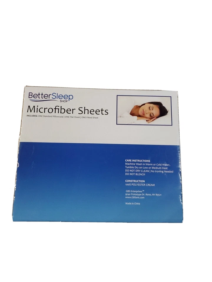 New Microfiber Twin Sheet Set White Hope To Dream Better Sleep Shop Ashley Furn. - Изображение 2 из 4