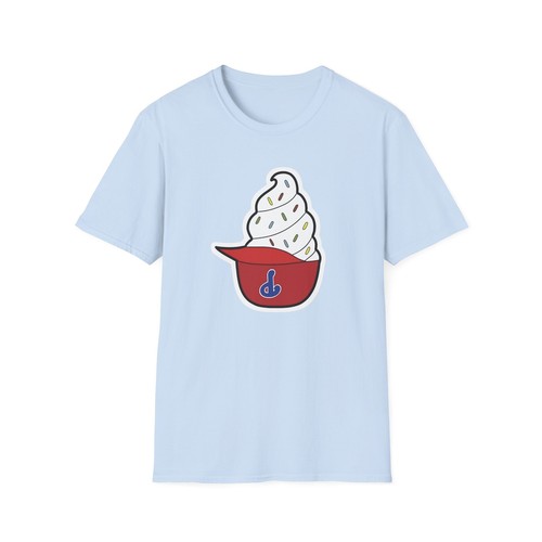 NEW Philadelphia Phillies Ice Cream Sundae Helmet T-Shirt, Softstyle Tee - Picture 18 of 53