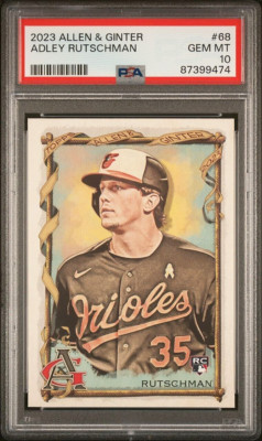 2023 Topps Allen & Ginter Adley Rutschman #68 PSA 10 GEM MINT (ROOKIE CARD)