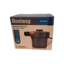 BESTWAY Sidewinder AC Air Pump 110-120v  NEW Powerful Inflation and Deflation