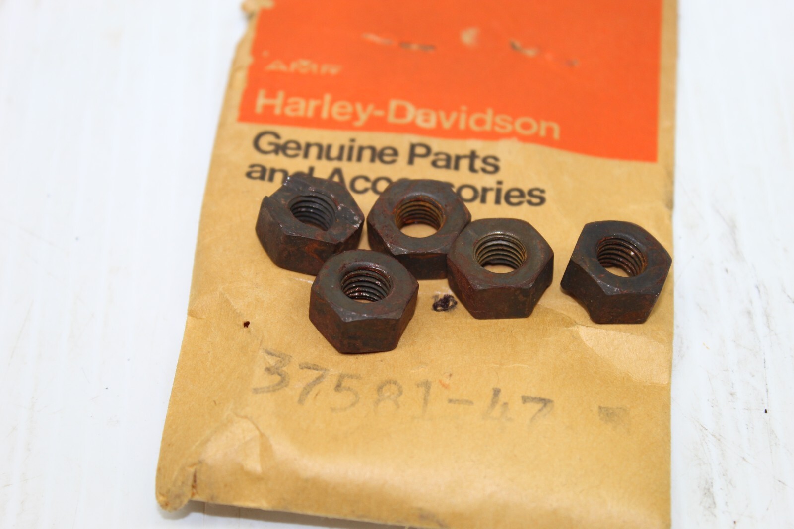 Genuine Harley Clutch Hub Nuts Knucklehead Flathead Panhead Shovelhead 3758147 eBay