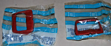 1973-1981 Gm Red Seatbelt Guide Retainer Nos Genuine Nos 1708135 Pair