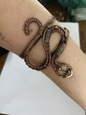 Armband Damen Kupfer Handarbeit Unikat Schlange