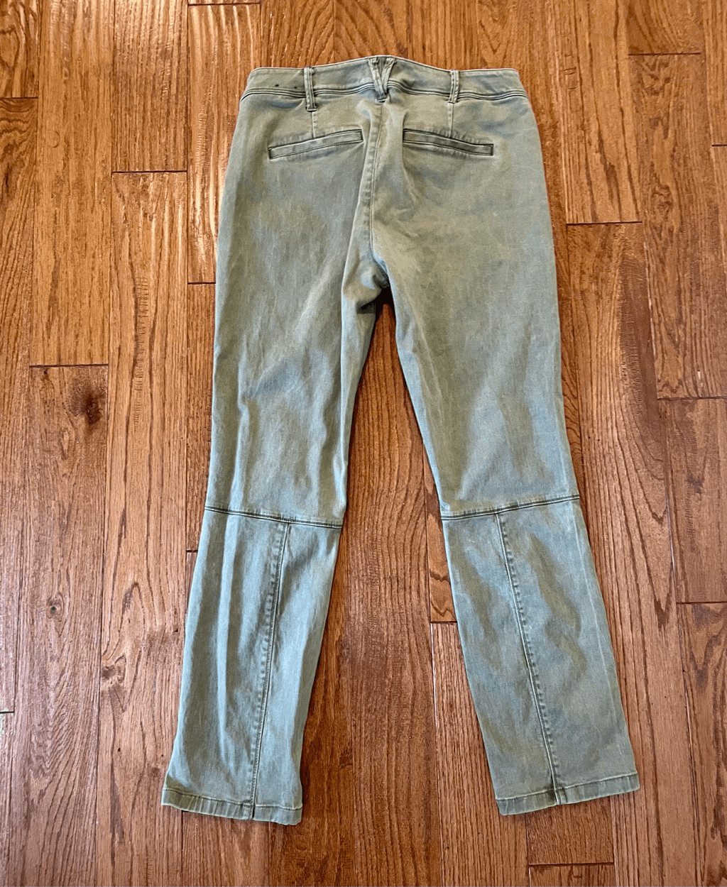 Express green patch pocket pant size 10 - image 8