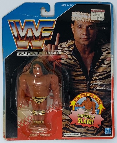 Hasbro WWF Jimmy Superfly Snuka 1990 action figure...