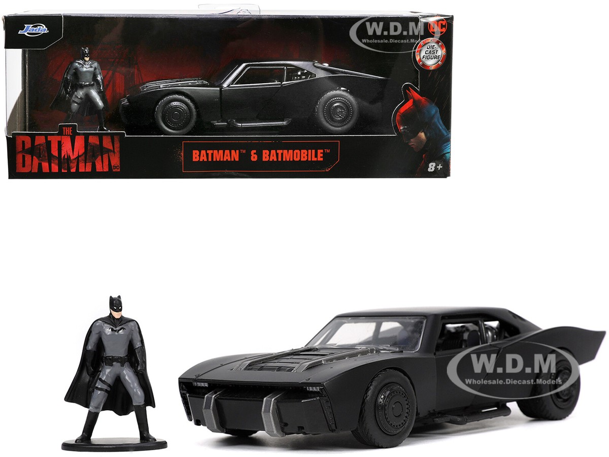 THE BATMAN BATMOBILE バットマン marvel マーベル BATMOBILE & BATMAN FIGURE THE BATMAN 2022 MOVIE DC COMICS 1/32