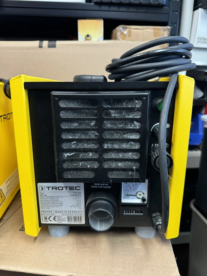 Deshumidificador de adsorción TROTEC TTR 200 Foto 4 de 4