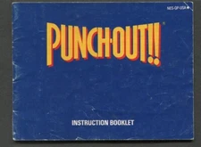 Nintendo Punch Out!! NES Manual Only, 1990 No Game, Instruction Booklet