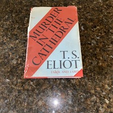 MURDER IN THE CATHEDRAL - T.S. ELIOT - 1950 Hardback With Dust Cover