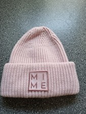 Mütze Strickmütze Damenmütze rosa Merinowolle Cashmere Seide Neu One Size Damen