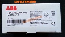 1PC ABB MS116-1.6 1.0-1.6A Circuit Breaker Manual Motor Starter