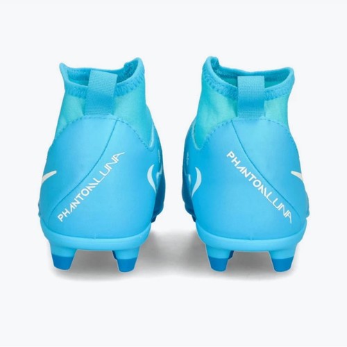 Nike Futsal Fußball Junior Phantom Luna II Club Fg / MG - 400 (Blue Fury / Weiß) - Bild 3 von 5