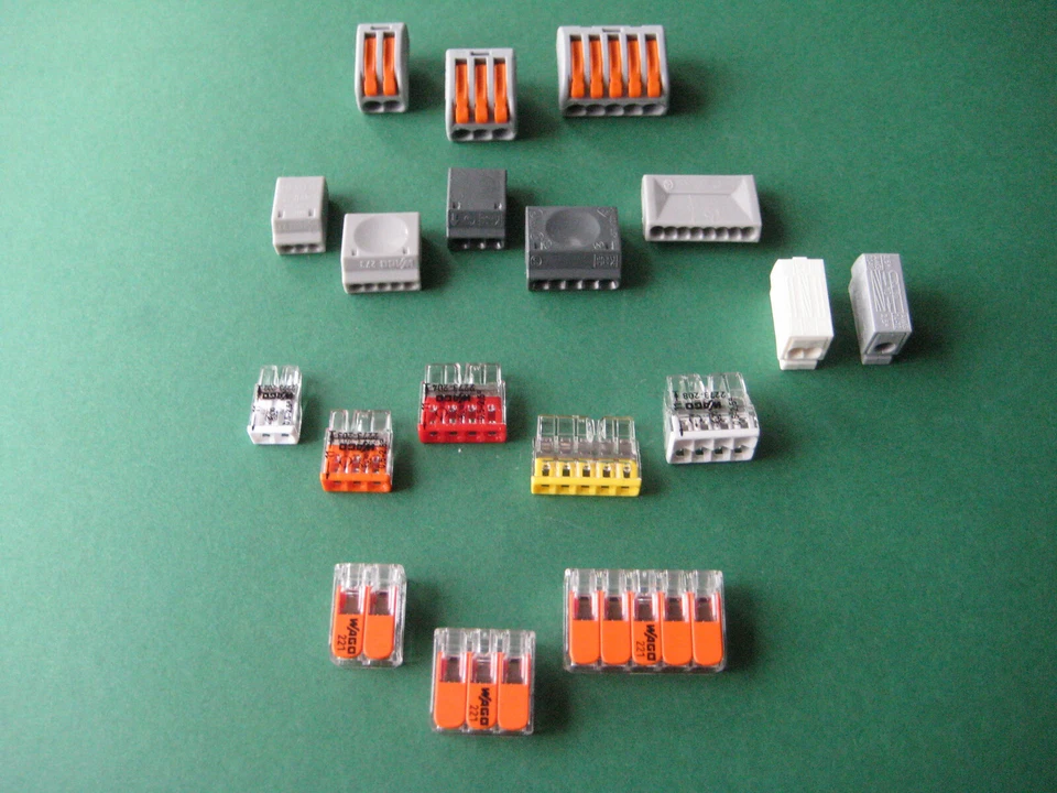 Wago klemmen Hebelklemmen Steckklemmen 2273 221 222 224 Serie Verbindungsklemmen