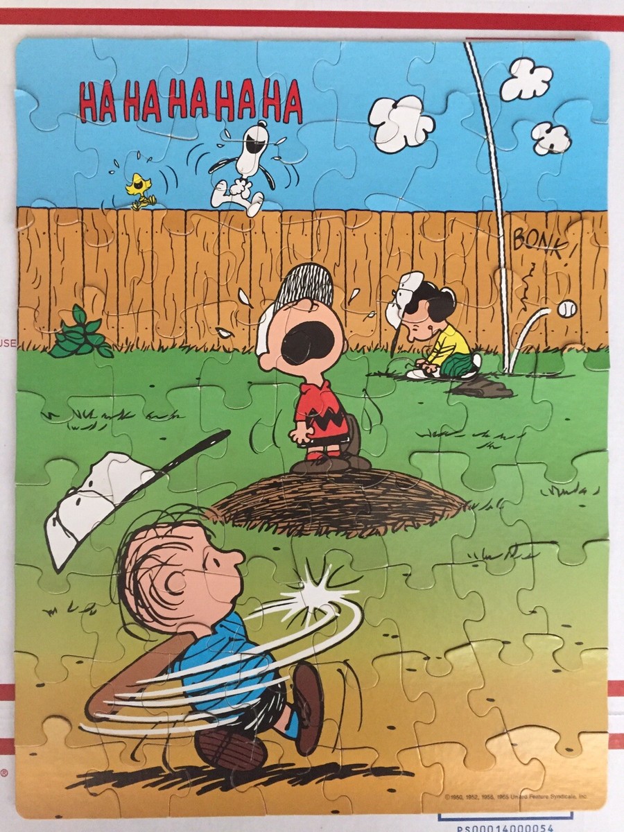 Vintage Golden Peanuts Snoopy Charlie Brown Jigsaw Puzzle