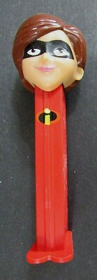 Helen Parr Incredibles Cartoon Character Red Bottom PEZ Candy Dispenser FREE SH 