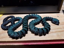 3ft 3d Printed Articulated Rattle Snake