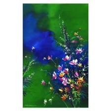 Thomas Leung "Corner of Garden" Hand Signed Original Art