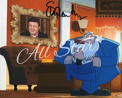 DANGERMOUSE - Stephen Fry Signed Photograph 02 (MC)