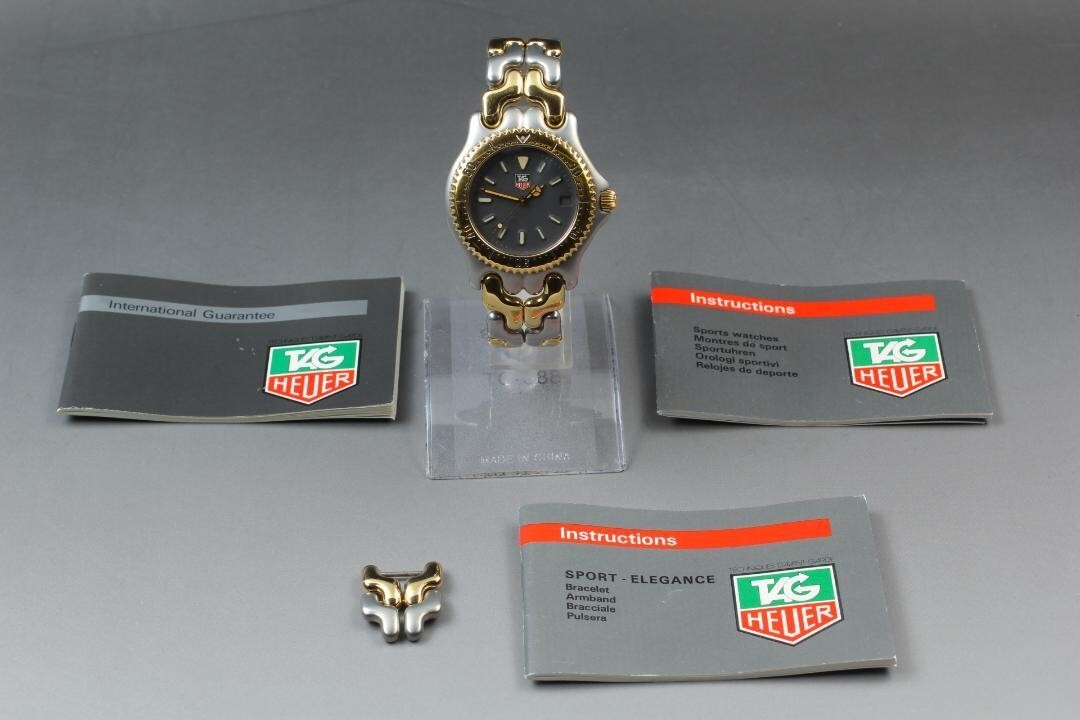 USED Excellent]TAG HEUER S/el S95.206M Gray Dial Quartz Men's