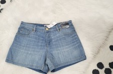 WOMENS 6 NEW YORK COMPANY DENIM SHORTS LIGHT BLUE