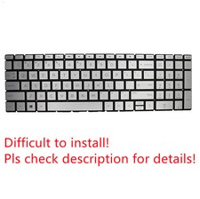Original US Silver Backlit Keyboard for HP Pavilion 15T-CS000 CTO Backlight