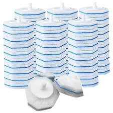 50PCS Cleaner Wand Refills Disposable Toilet Brush Heads For Cleaning Wand