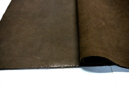 leather 3 large designed panels, Unique,Mocha 18"x 24" Top Quality. - Picture 3 of 4
