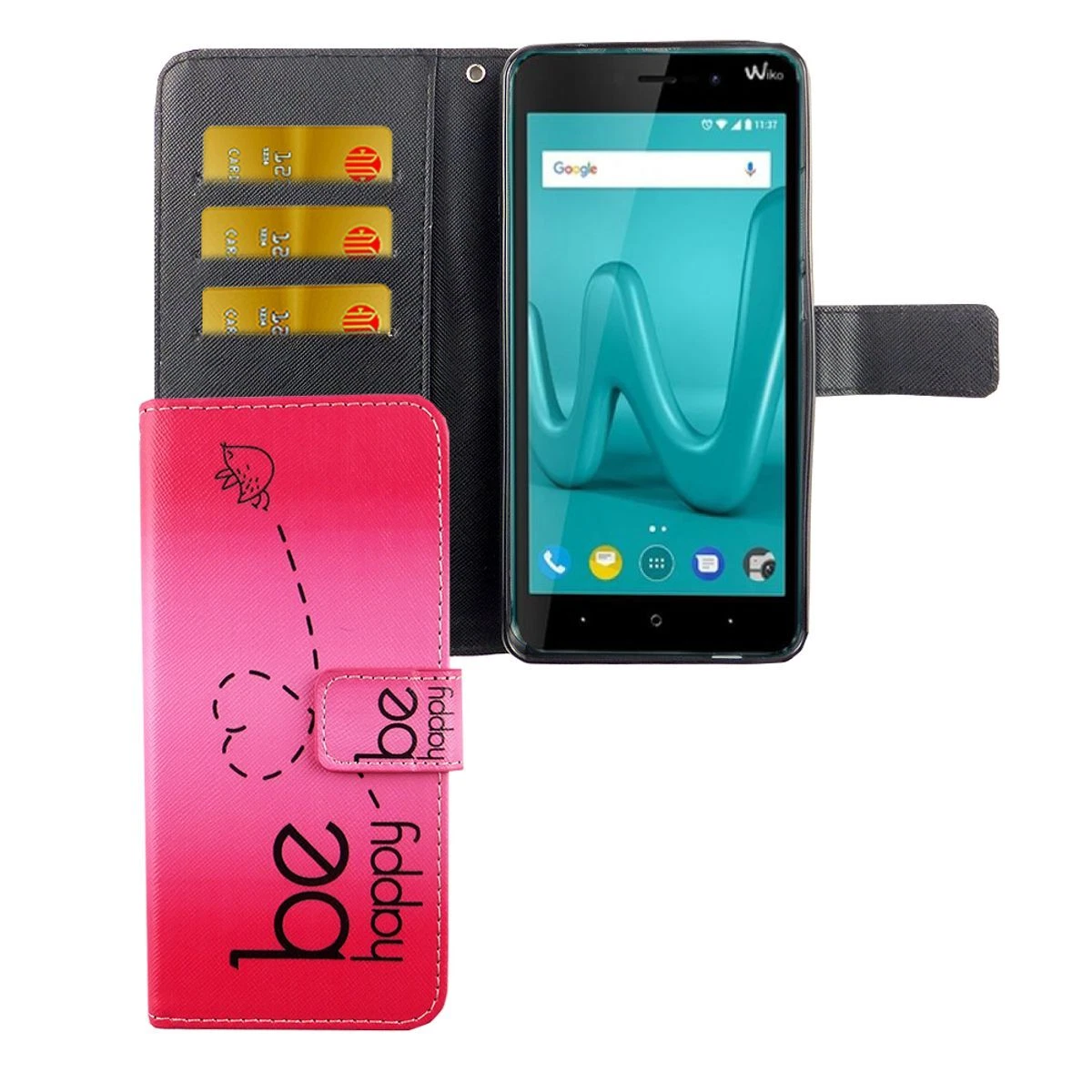 Cadorabo Custodia Per WIKO LENNY 5 Book Cover  Lenny 5 Book Cover Lenny 5 Cover Smartphone 54415776