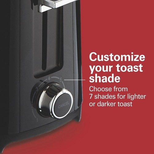 Hamilton Beach 2 Slice Toaster with ExtraWide Slots, Black, 22217 eBay