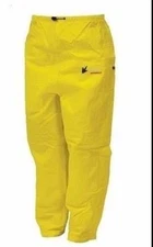 FROGG TOGG BULL FROGG SIGNATURE FISHING RAIN PANTS YELLOW BRAND NEW