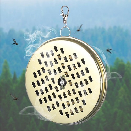 Outdoor Camping Mosquito Coil Holder Tray With Lid Repellent Diffuser Incense - Picture 8 of 12