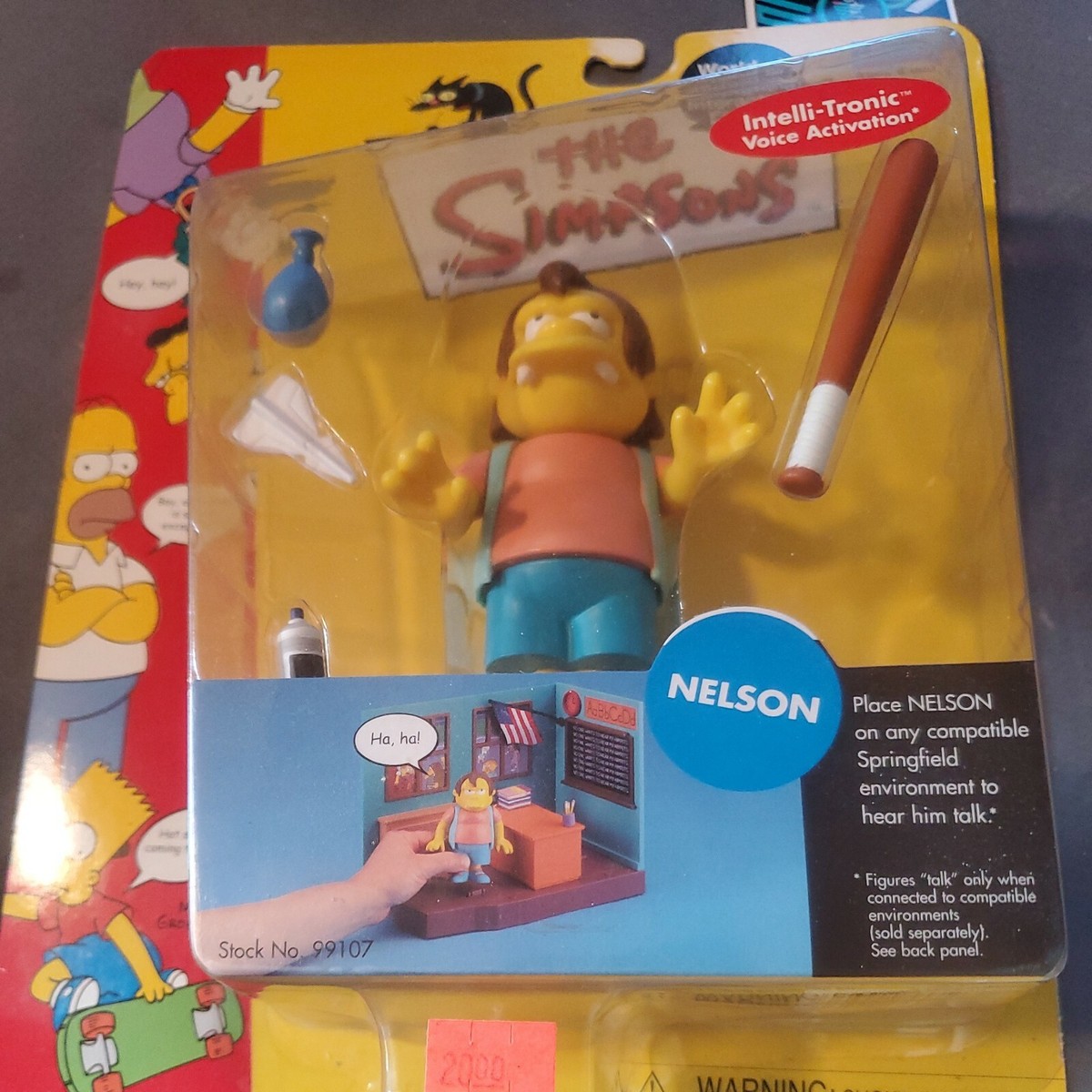 Nelson The Simpsons World of Springfield Interactive Figure