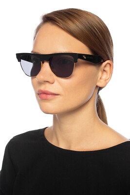 NEW Bottega Veneta 579051 V2331 CLASSIC BROWLINE Sunglasses Black Logo NEW Bottega Veneta 579051 V2331 CLASSIC BROWLINE Sunglasses  main image 3