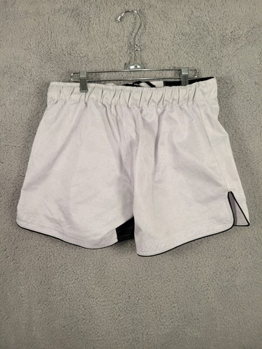 Hayabusa Hex Mid-Thigh Fight Shorts White - Picture 9 of 12