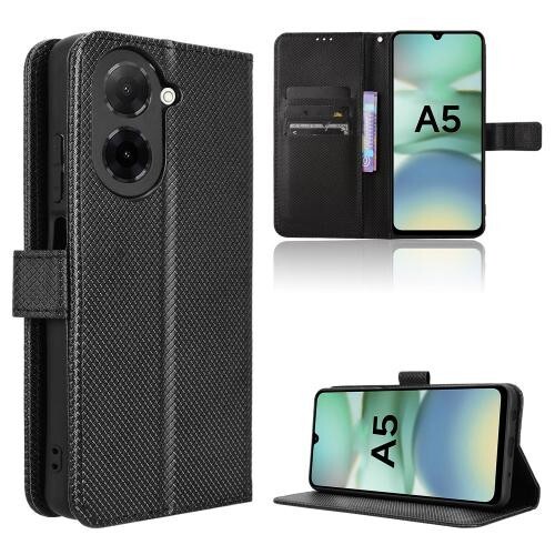 For Xiaomi Poco C71 / Redmi A5 4G Diamond Texture Leather